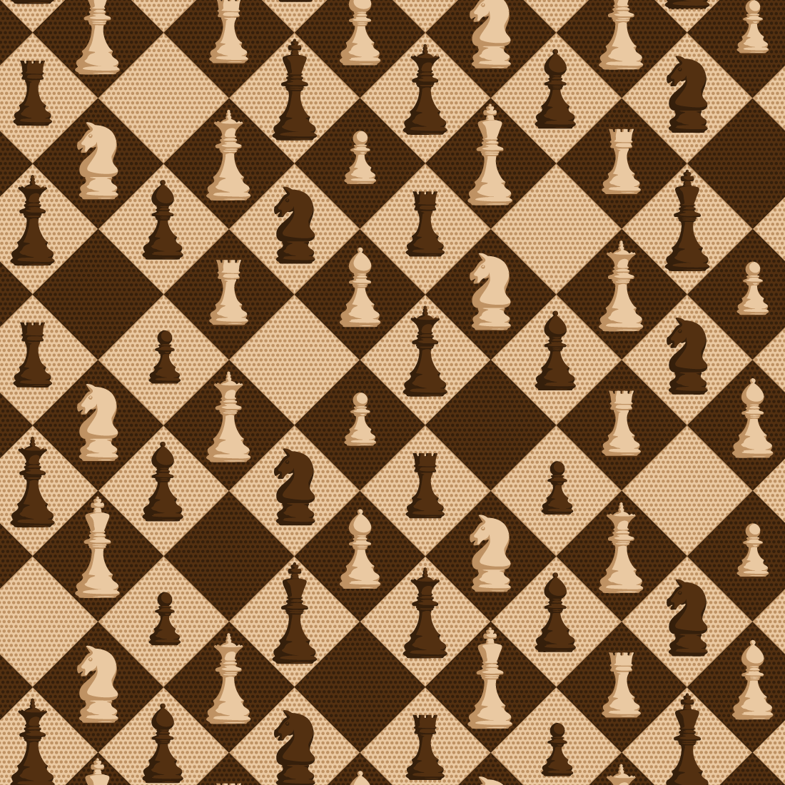 Textura xadrez marrom com fundo marrom.